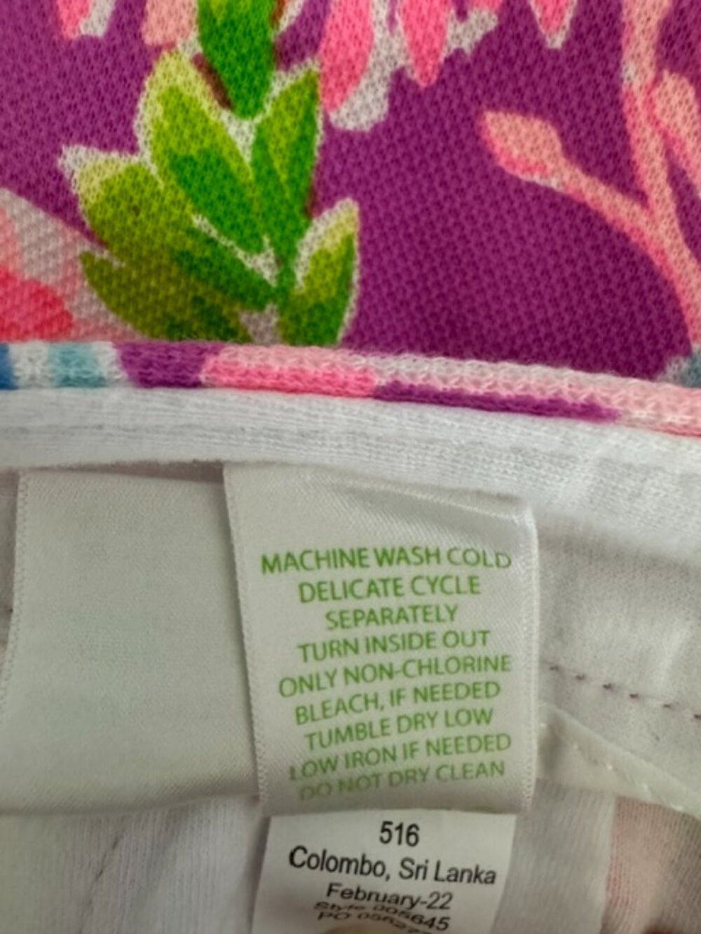 NWT Lilly Pulitzer Buttercup Knit Shorts Moms‎ The Word Amethyst Size 8 - Picture 5 of 9